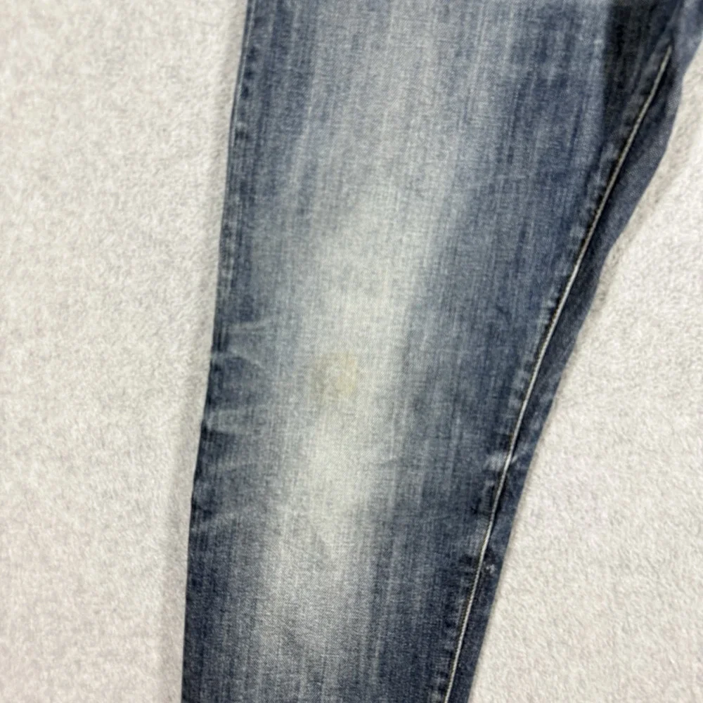 G Star RAW Jeans Men 33x32 Blue‎ 3301 Slim CRAZY WASH Stretch Denim Aged Look